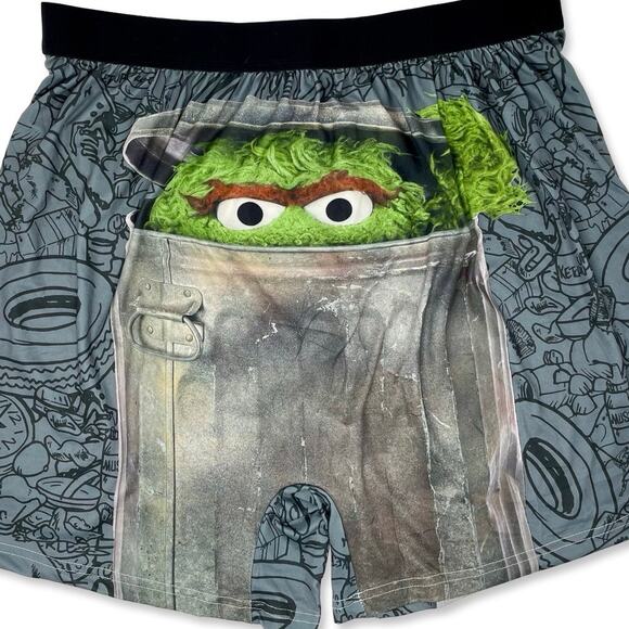 Oscar the Grouch Boxer Shorts XXL | Brief Insanity | Funny Gift Sleepwear - Picture 4 of 8